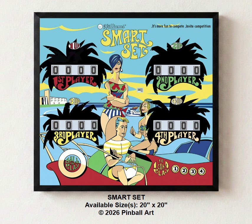 Smart Set Illuminated Pinball Artwork